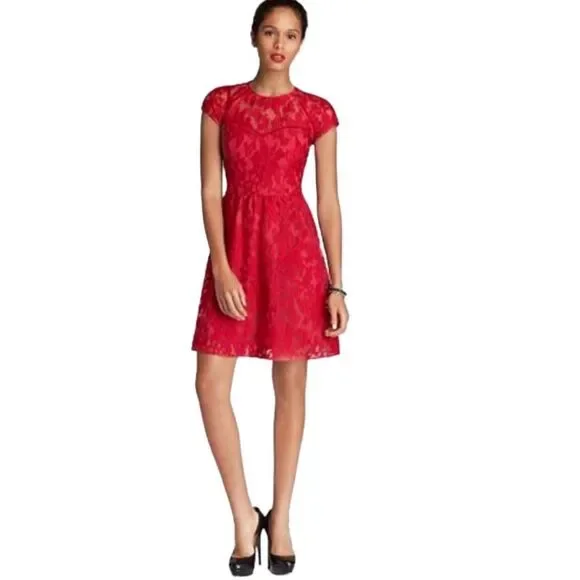 Anthropologie Dolce Vita Taisia Dress in Red - Picture 7 of 7